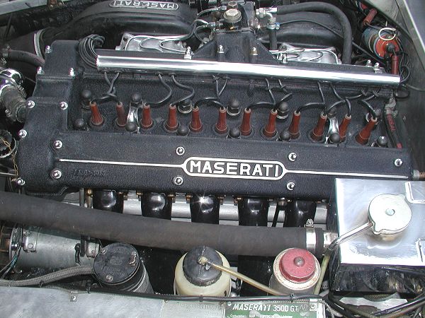 The letter'I' was added to the'Maserati 3500 GT' chrome script above the