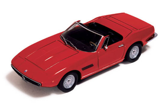 Maserati Ghibli Spyder 1969 Red Minichamps 940123330 - Miniatures Autos  Motos