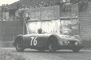 Guido Barbieri in the A6GCS - Sassi-Superga Hill Climb 1947