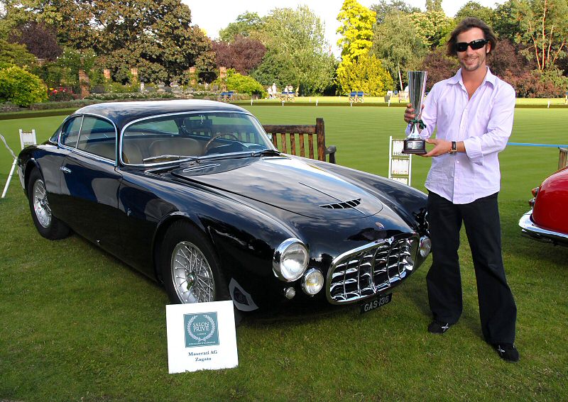 Jay Kay with his stunning Maserati A6G 54 by Frua