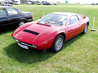 A fine example of the Maserati Merak SS at the Silverstone Historic 2007