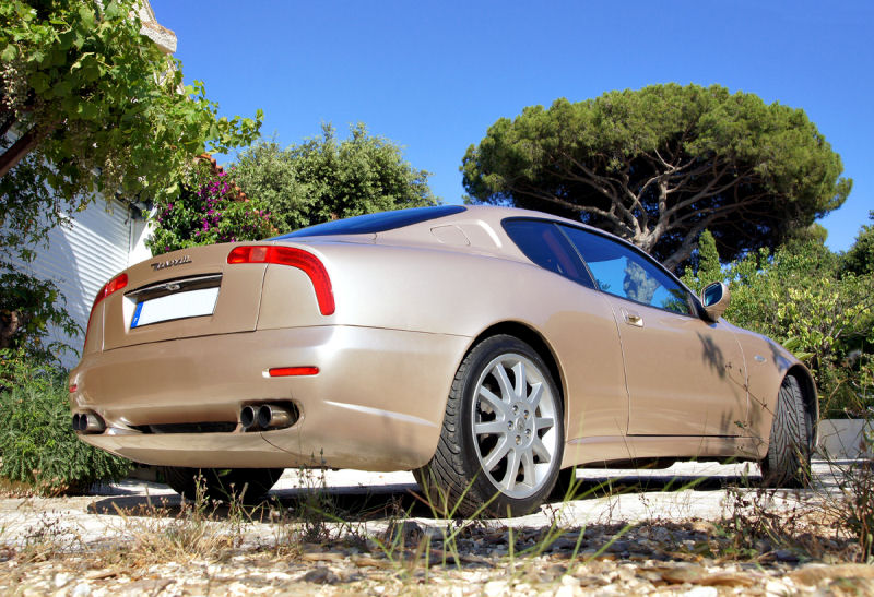 I am glad to present to you my new car a Maserati 3200 GT Sept 2001