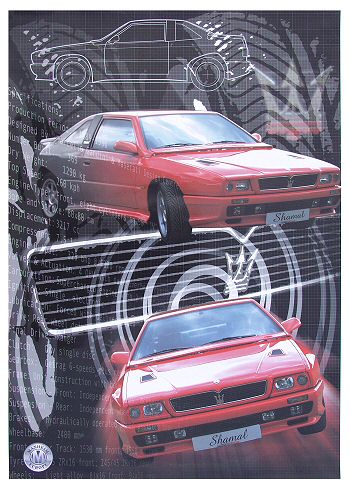 POSTER OF THE MASERATI SHAMAL