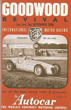 Goodwood Revival programme 2006