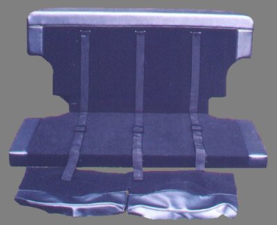 The two panels with straps and wheel arch covers